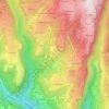 Mapa topográfico Schioppi, altitude, relevo