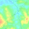 Mapa topográfico Cipoal, altitude, relevo