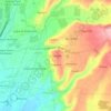 Mapa topográfico El Calvario, altitude, relevo