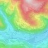 Mapa topográfico Stolzalpe, altitude, relevo