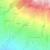 Mapa topográfico Kemiri Kebo, altitude, relevo