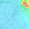 Mapa topográfico Le Case, altitude, relevo