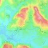 Mapa topográfico Ceyrac, altitude, relevo