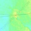 Mapa topográfico Idaville, altitude, relevo