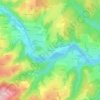 Mapa topográfico Péraclos, altitude, relevo