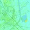 Mapa topográfico Ospitale, altitude, relevo