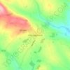 Mapa topográfico Donoughmore, altitude, relevo