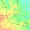 Mapa topográfico Lima Puluh, altitude, relevo