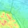 Mapa topográfico Neroly, altitude, relevo