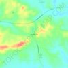 Mapa topográfico Daniel Boone, altitude, relevo