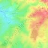 Mapa topográfico La Chassagne, altitude, relevo