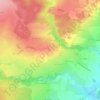 Mapa topográfico Le Corgenay, altitude, relevo