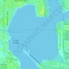 Mapa topográfico McKay Bay, altitude, relevo