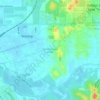 Mapa topográfico Kampung Labu Lanjut, altitude, relevo