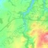 Mapa topográfico Keranot, altitude, relevo