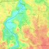 Mapa topográfico Baruasih, altitude, relevo