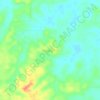Mapa topográfico Mayang Sari, altitude, relevo