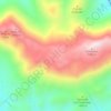 Mapa topográfico Balagares, altitude, relevo