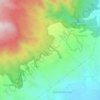 Mapa topográfico Puncak, altitude, relevo