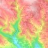 Mapa topográfico La Tour, altitude, relevo