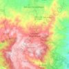 Mapa topográfico San Pedro Sacatepéquez, altitude, relevo
