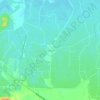 Mapa topográfico Antequera, altitude, relevo