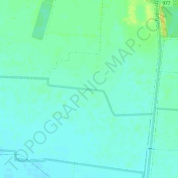 Mapa topográfico Emek HaHula, altitude, relevo