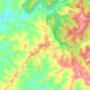 Mapa topográfico Smiths Gully, altitude, relevo