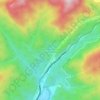 Mapa topográfico Kampung Orang Asli Sungai Relang, altitude, relevo