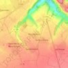 Mapa topográfico Boscrocourt, altitude, relevo