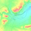 Mapa topográfico Imider, altitude, relevo