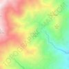 Mapa topográfico Sa Dan Ulu Salu, altitude, relevo