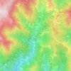 Mapa topográfico San Carlo di Cese, altitude, relevo