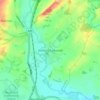 Mapa topográfico Ashford Carbonell, altitude, relevo