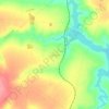 Mapa topográfico Geriaçu, altitude, relevo