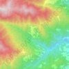 Mapa topográfico Capraia, altitude, relevo