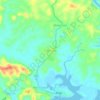 Mapa topográfico Calongay, altitude, relevo
