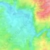 Mapa topográfico Tournessac, altitude, relevo