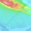 Mapa topográfico Kangayan, altitude, relevo