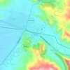 Mapa topográfico Izcuchaca, altitude, relevo