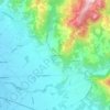 Mapa topográfico San Martino, altitude, relevo