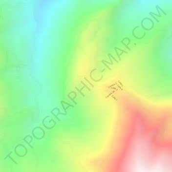 Mapa topográfico San Lorenzo, altitude, relevo