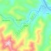 Mapa topográfico Cerqueiro, altitude, relevo