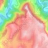 Mapa topográfico Le Tomple, altitude, relevo