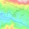 Mapa topográfico Llanduma, altitude, relevo