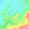 Mapa topográfico Gua Pawon, altitude, relevo