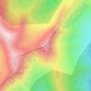 Mapa topográfico Smith Peak, altitude, relevo