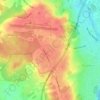 Mapa topográfico Terrefort, altitude, relevo