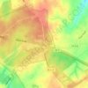 Mapa topográfico Chancellorsville, altitude, relevo