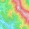 Mapa topográfico Sogno, altitude, relevo
